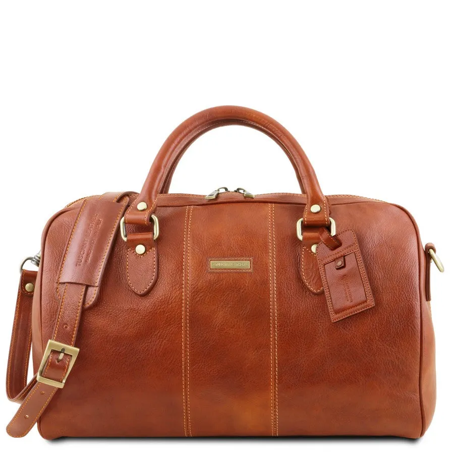 Lisbona Leather Travel Bag Small