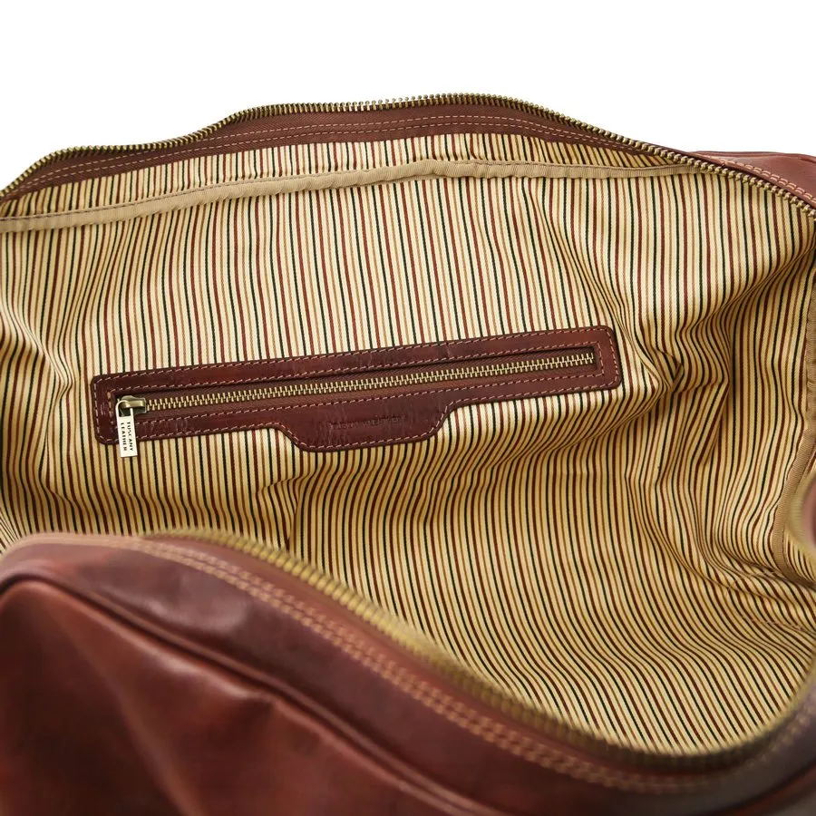 Lisbona Leather Travel Bag Small