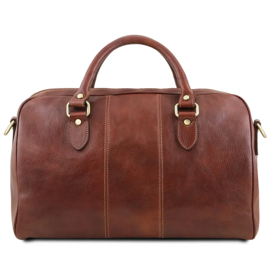 Lisbona Leather Travel Bag Small