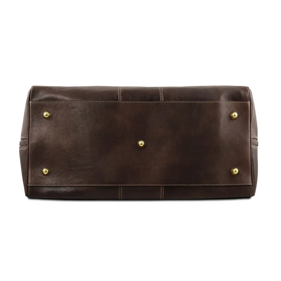 Lisbona Leather Travel Bag Small