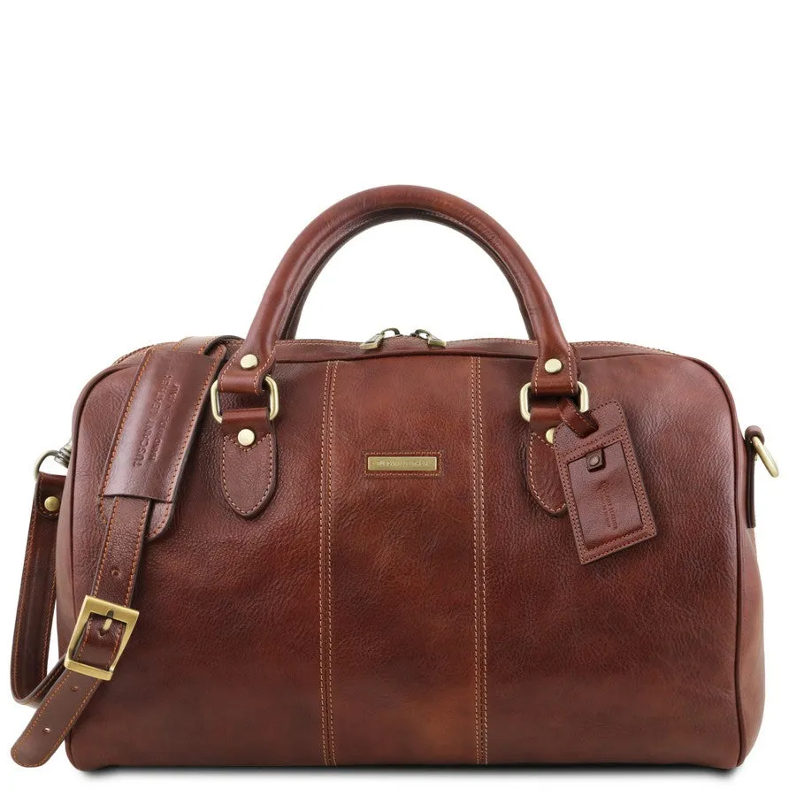 Lisbona Leather Travel Bag Small