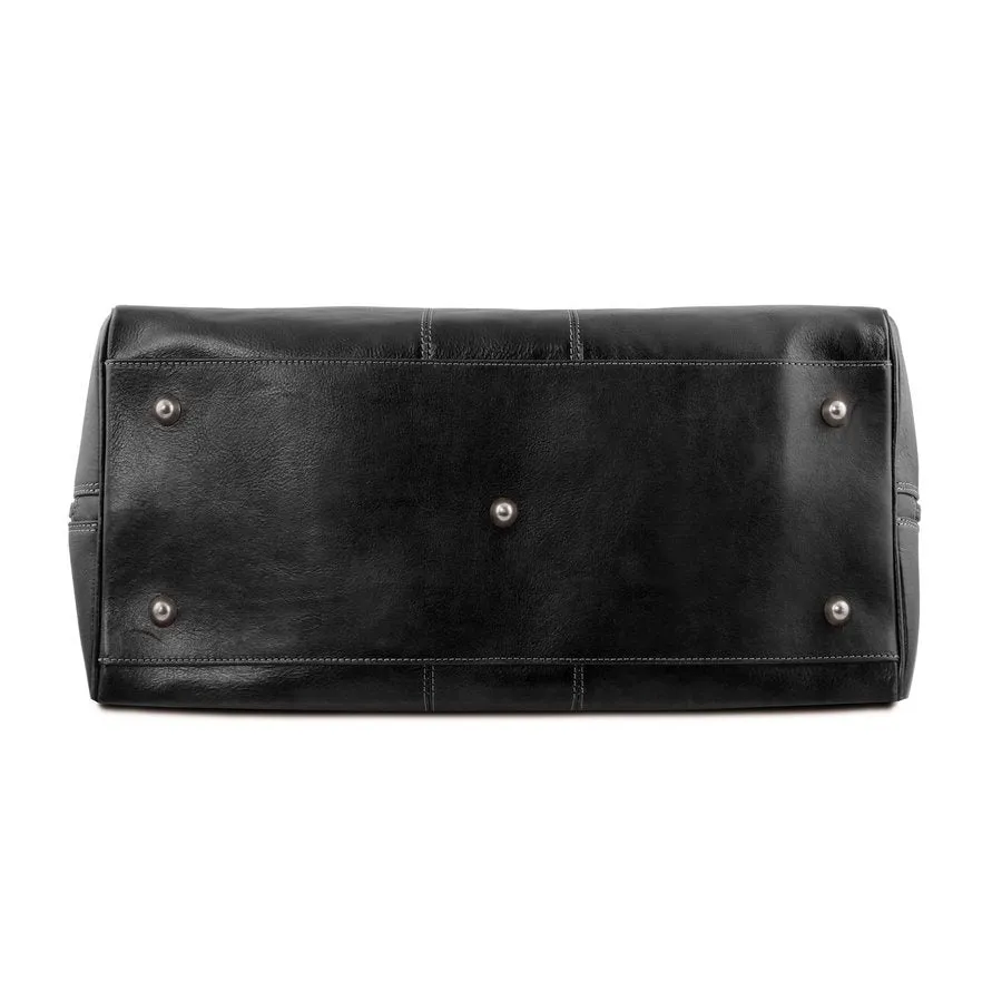 Lisbona Leather Travel Bag Small