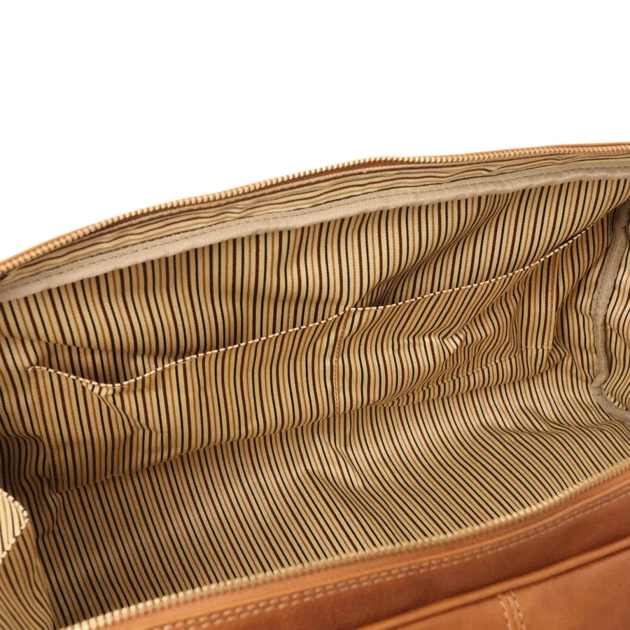 Lisbona Leather Travel Bag Small
