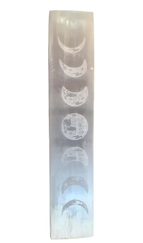 Luna Energy Infused Selenite 20cm Moonphase Ruler
