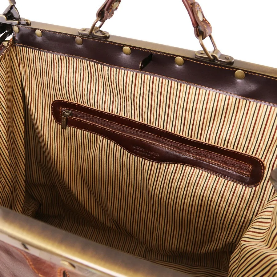 Madrid Leather Gladstone Bag