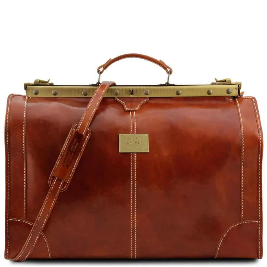 Madrid Leather Gladstone Bag
