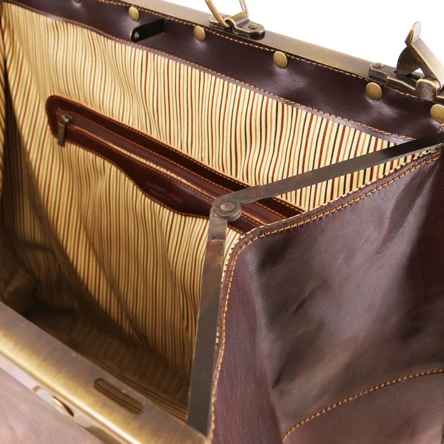 Madrid Leather Gladstone Bag