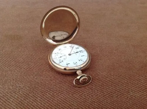 Masonic Pocket Watch Burlington Grade 106 19 Jewels 1915