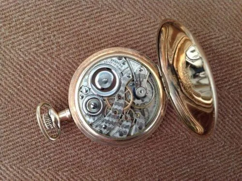 Masonic Pocket Watch Burlington Grade 106 19 Jewels 1915