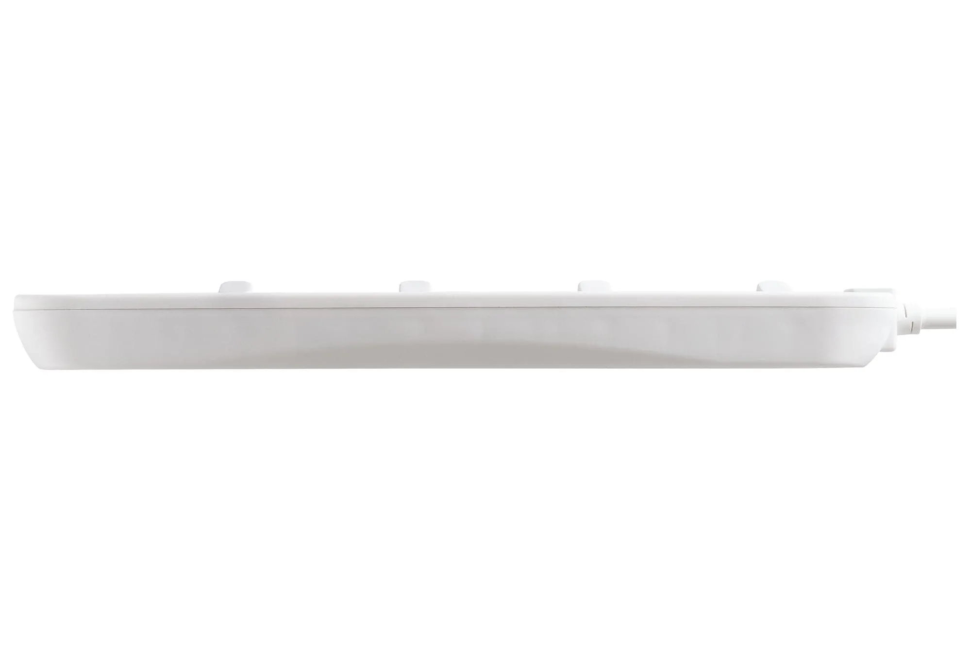 Masterplug 2m 4-Socket 13A Individually Switched Surge Extension Lead - White