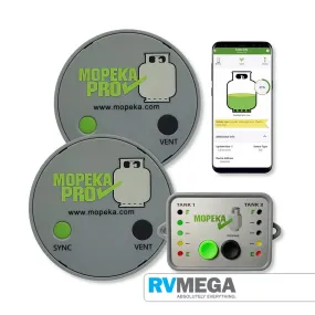 Mopeka LPG Monitor Tank Level Kit (2x Sensors 1x Display)