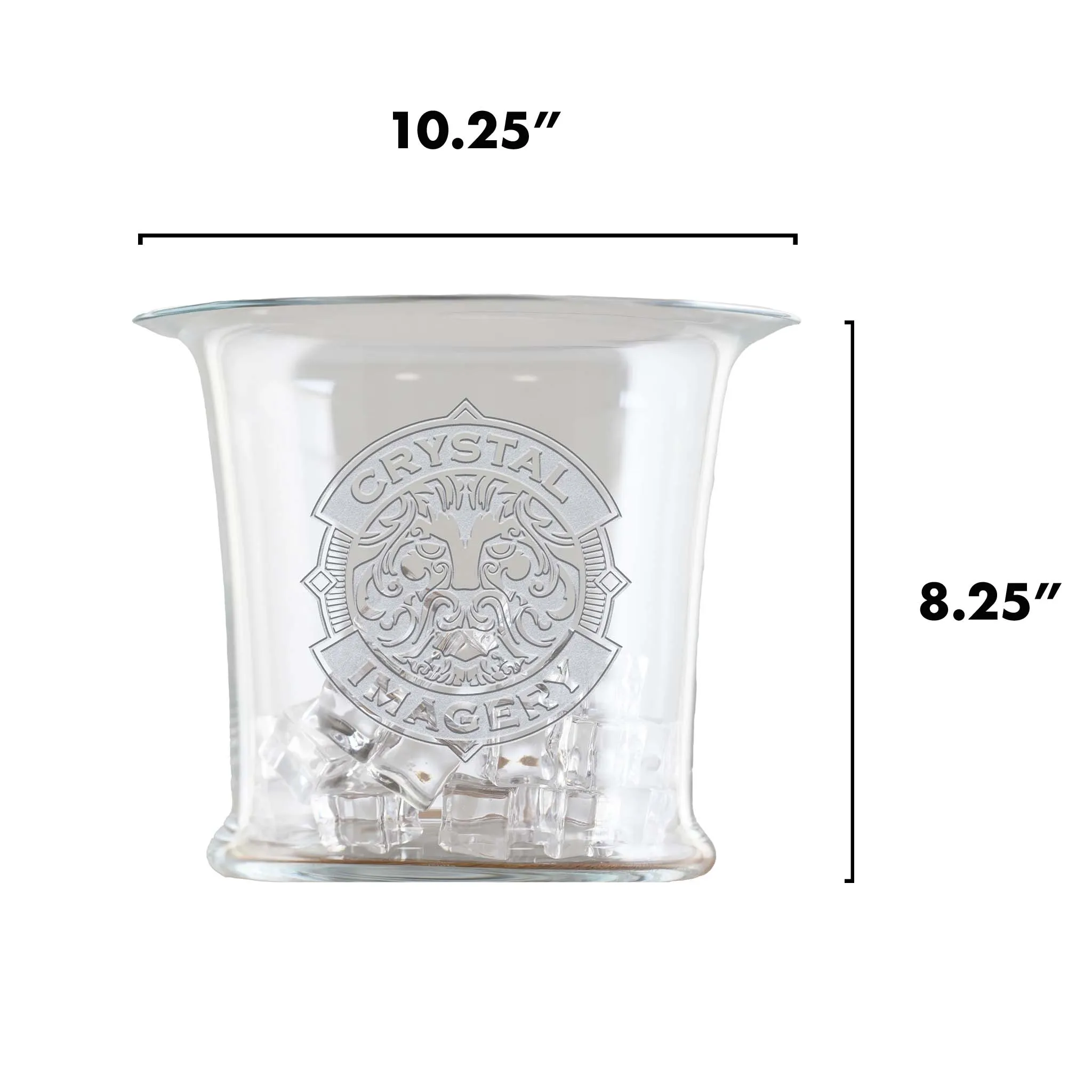My Logo Crystal Ice Bucket, Wine Champagne Cooler Wholesale