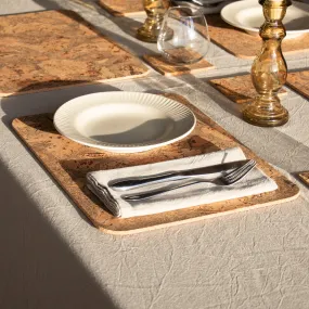 Natural Cork Placemats | Rectangle