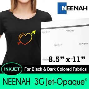 Neenah 3G JET-OPAQUE® Digital Transfer Paper 8.5"x11"(10 Sheets)