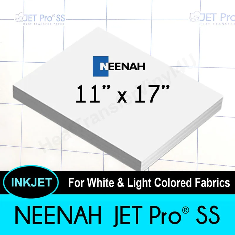 Neenah JET-PRO® Soft Stretch Digital Transfer Paper 11"x17" (10 Sheets)