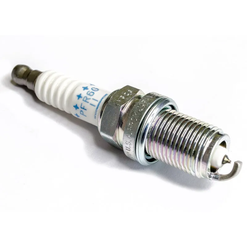 NGK Laser Platinum Spark Plug 14 mm Thread 0.749 in Reach Gasket Seat  - Stock Number 5555