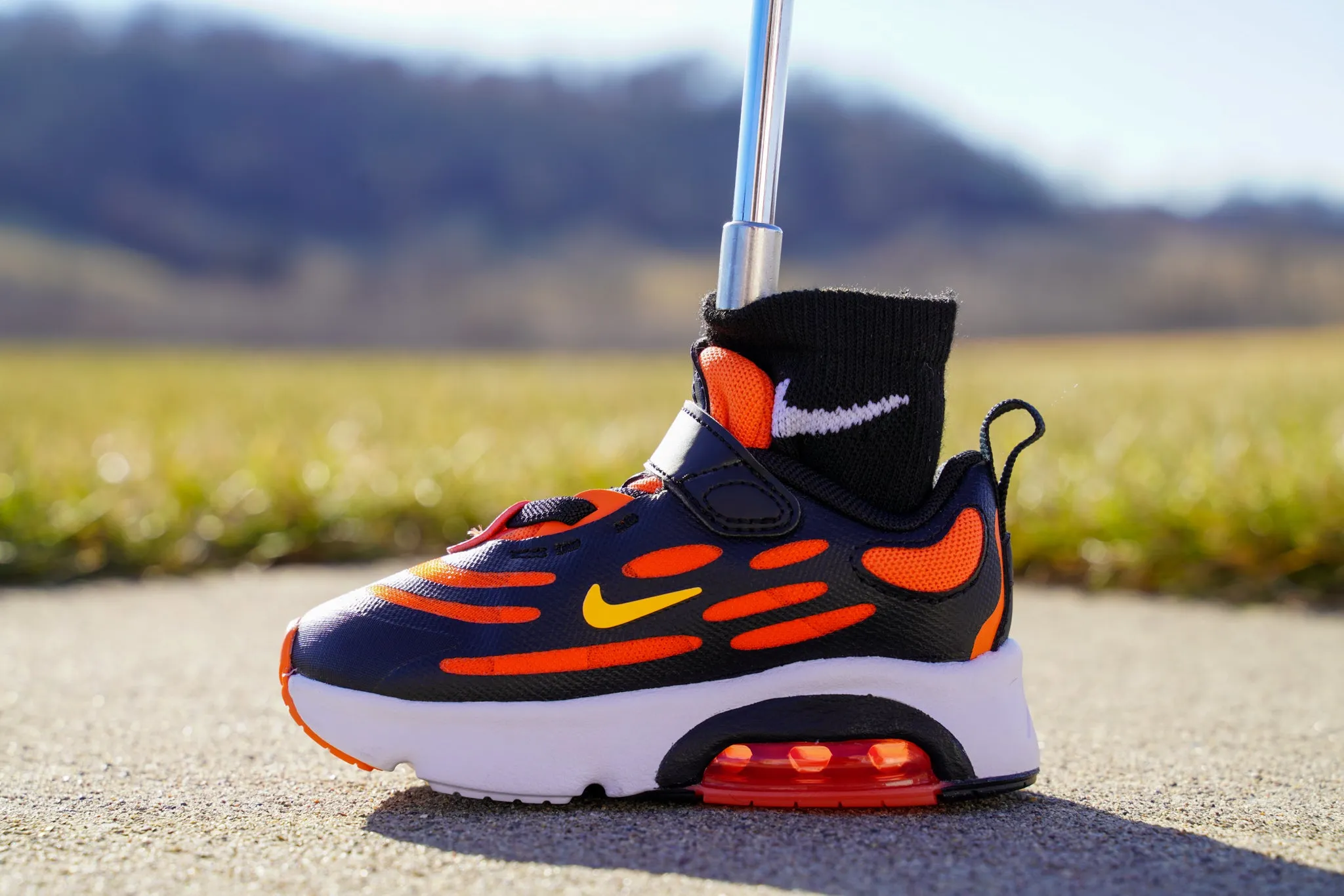 Nike Air Max Exosense [ELECTRO LASER ORANGE] Standing Sneaker Putter Cover