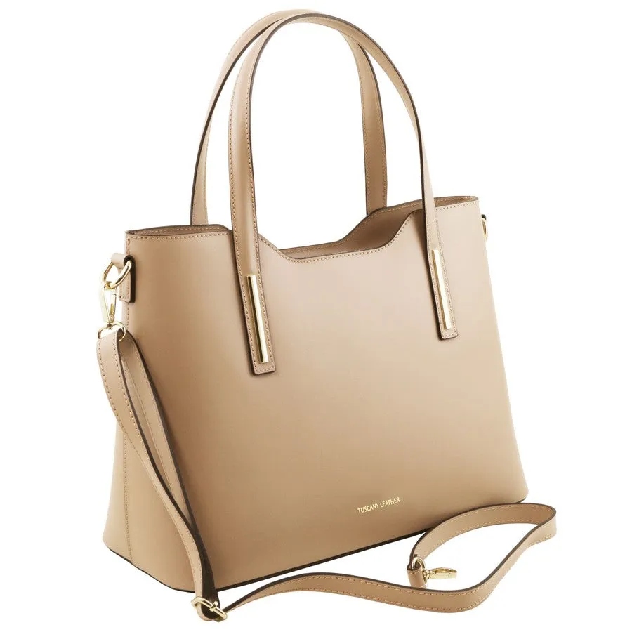 Olimpia Genuine Leather Tote Handbag