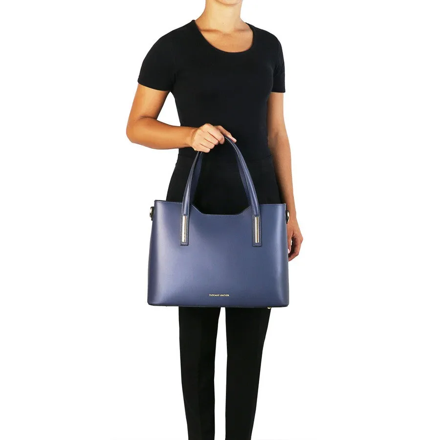 Olimpia Genuine Leather Tote Handbag