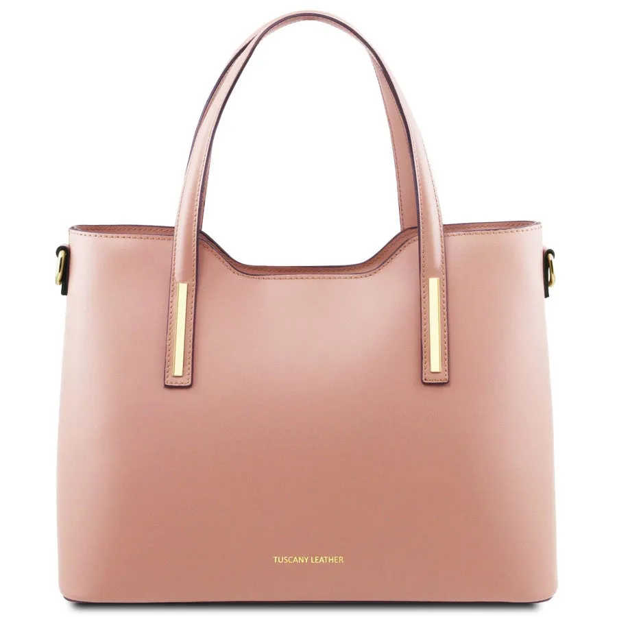 Olimpia Genuine Leather Tote Handbag
