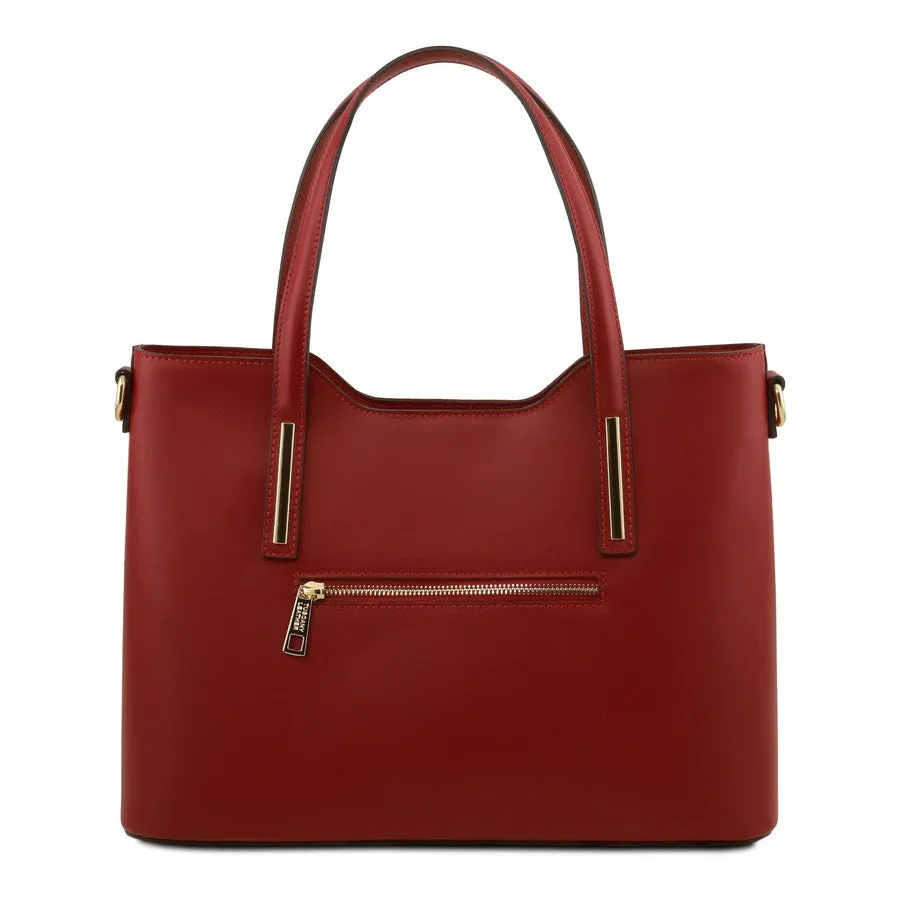 Olimpia Genuine Leather Tote Handbag