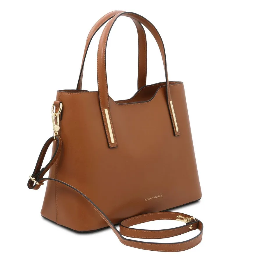 Olimpia Genuine Leather Tote Handbag