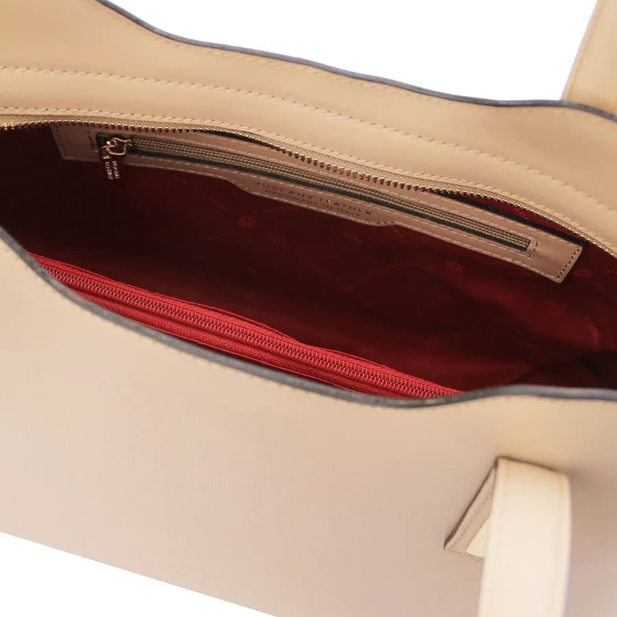 Olimpia Genuine Leather Tote Handbag