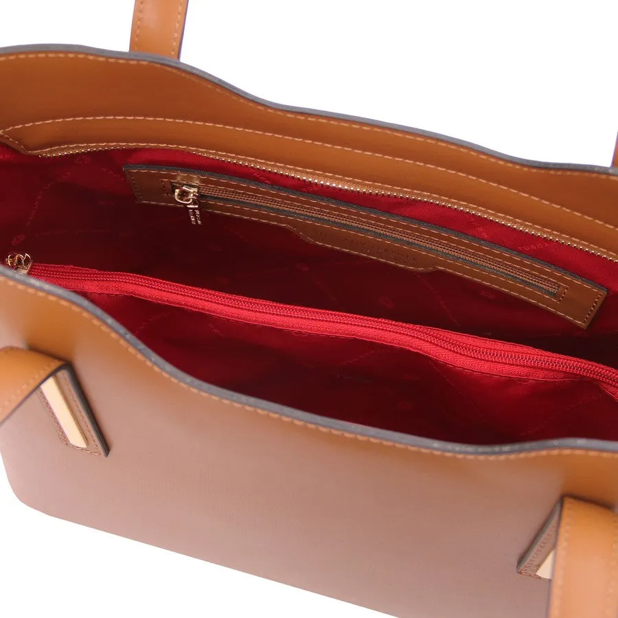 Olimpia Genuine Leather Tote Handbag