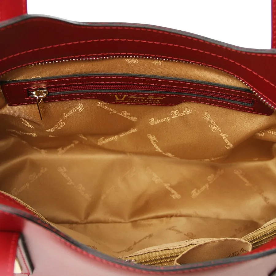 Olimpia Genuine Leather Tote Handbag