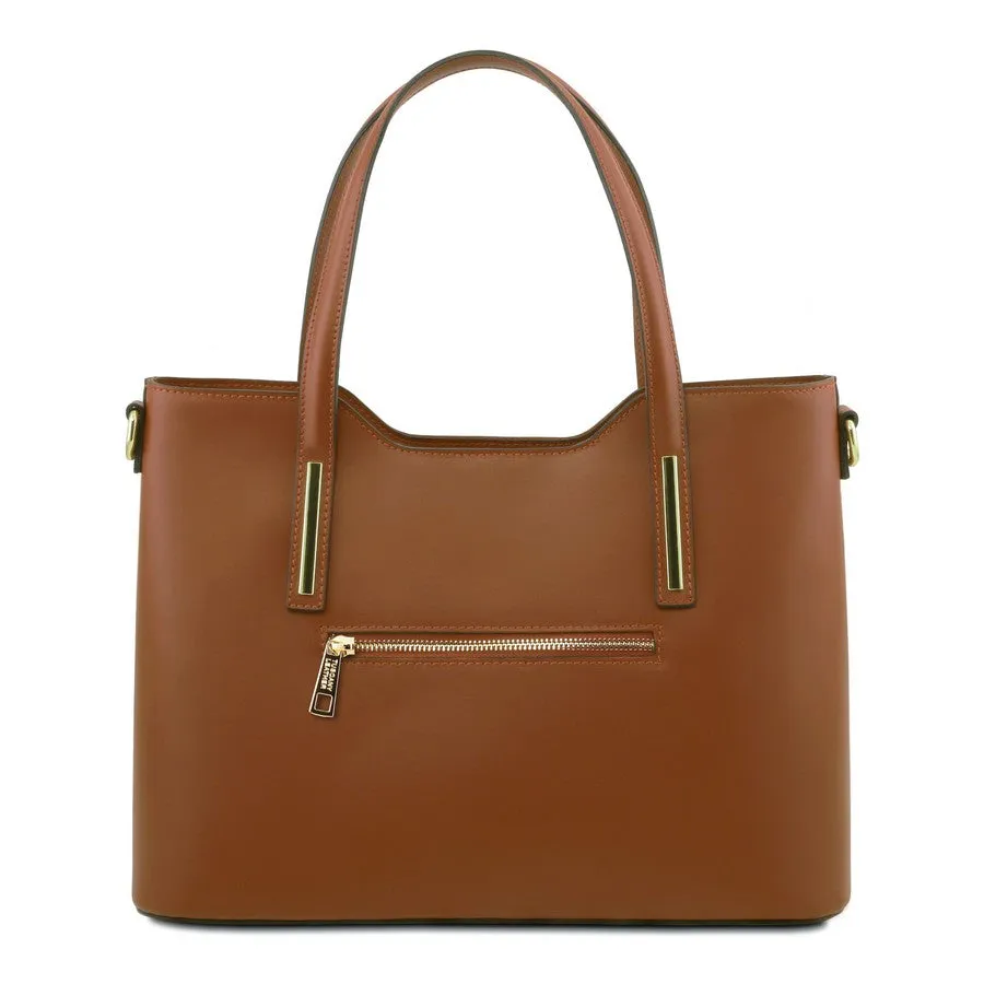 Olimpia Genuine Leather Tote Handbag