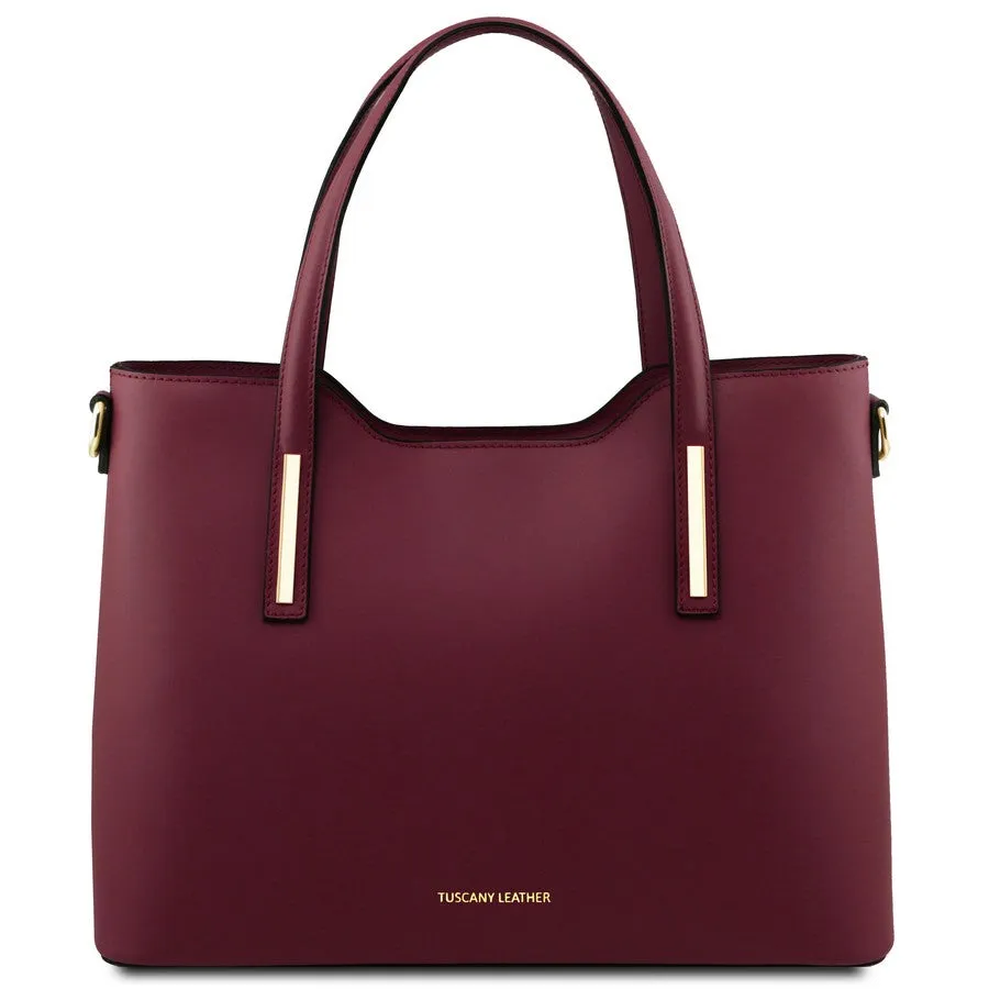 Olimpia Genuine Leather Tote Handbag