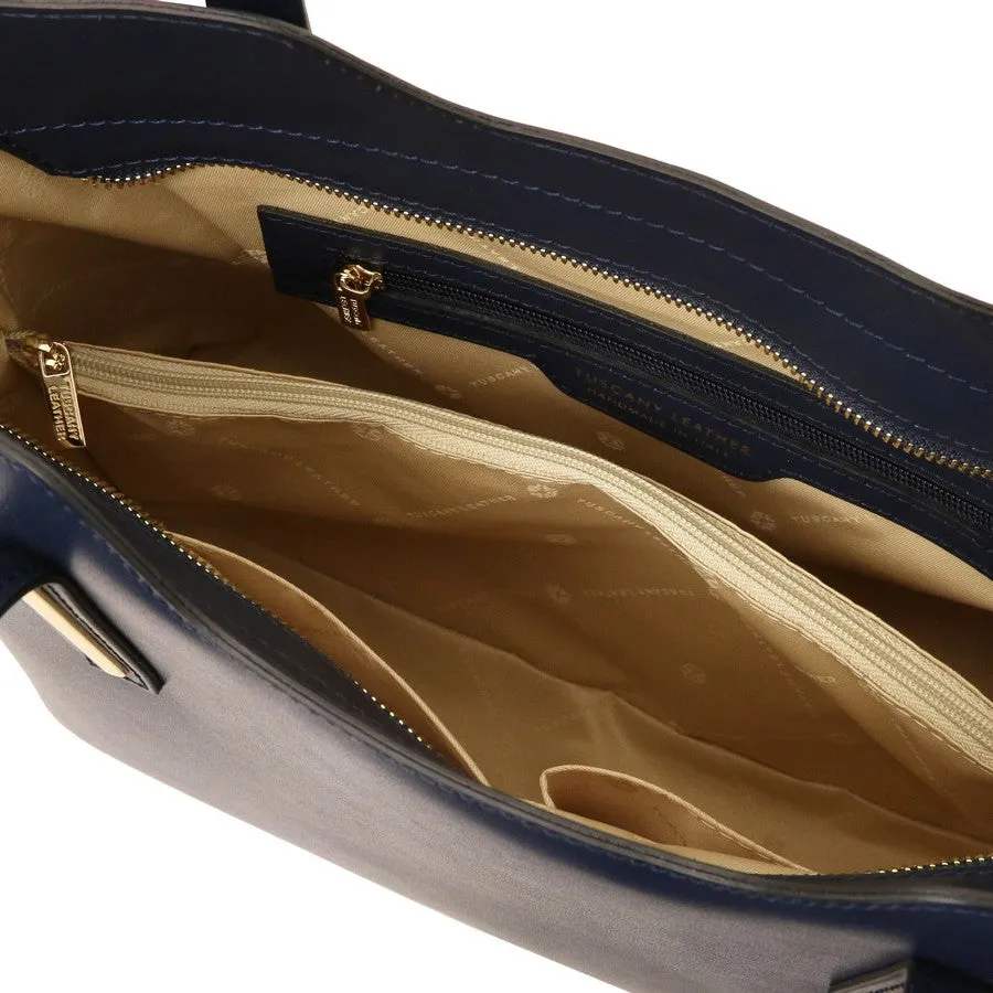 Olimpia Genuine Leather Tote Handbag