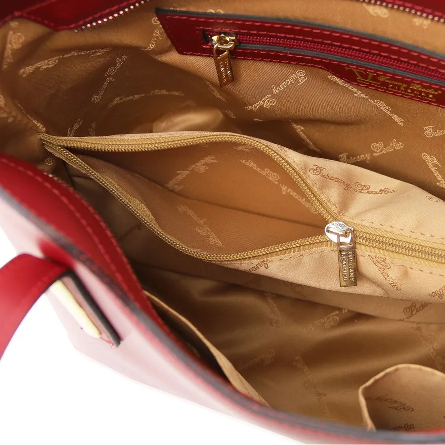 Olimpia Genuine Leather Tote Handbag