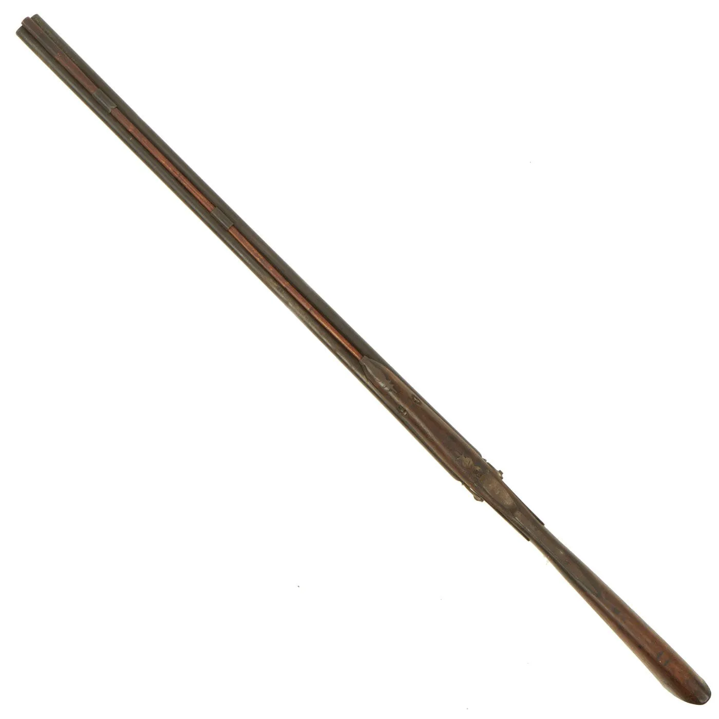 Original 10 bore Double Barrel "Attic Find" Percussion Shotgun for the U.S. Frontier Market - circa 1850
