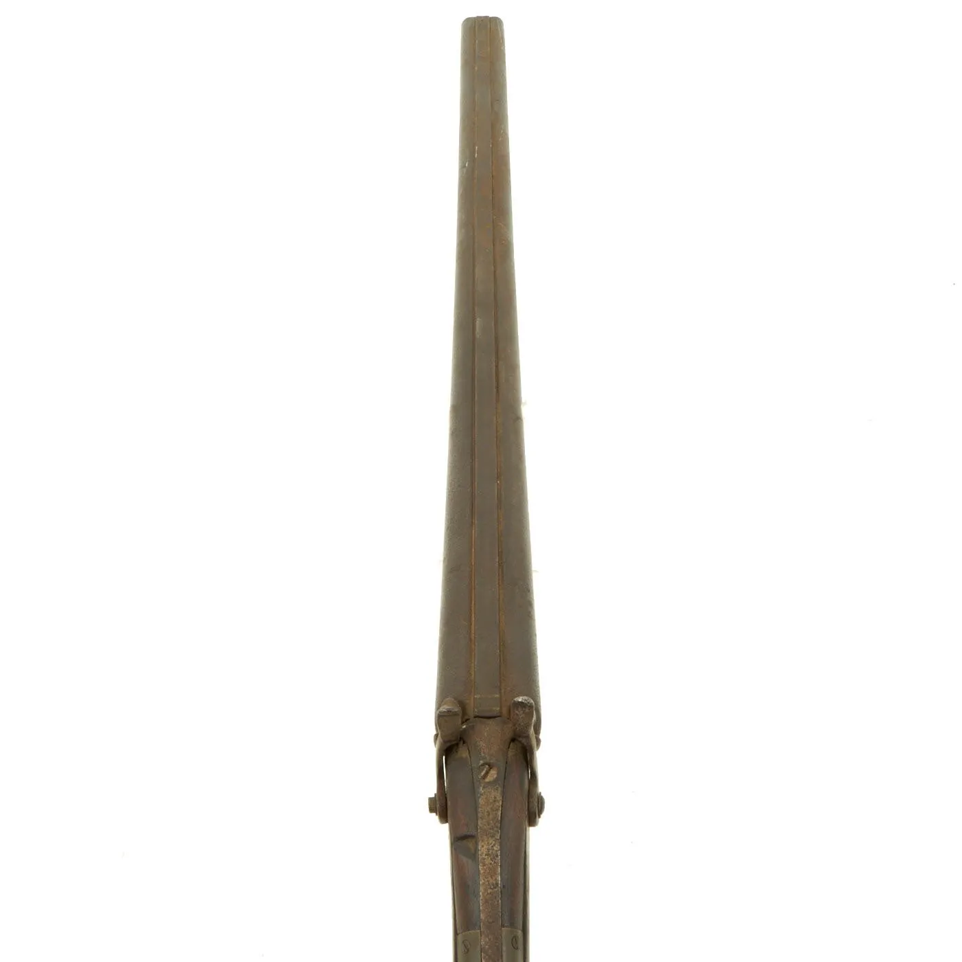 Original 10 bore Double Barrel "Attic Find" Percussion Shotgun for the U.S. Frontier Market - circa 1850