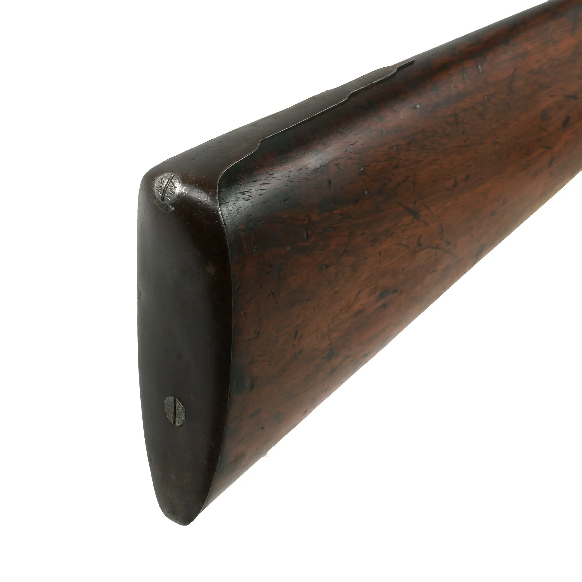 Original British 12 Bore Double Barrel Factory Engraved Percussion Shotgun by Hollis & Sheath - circa 1855