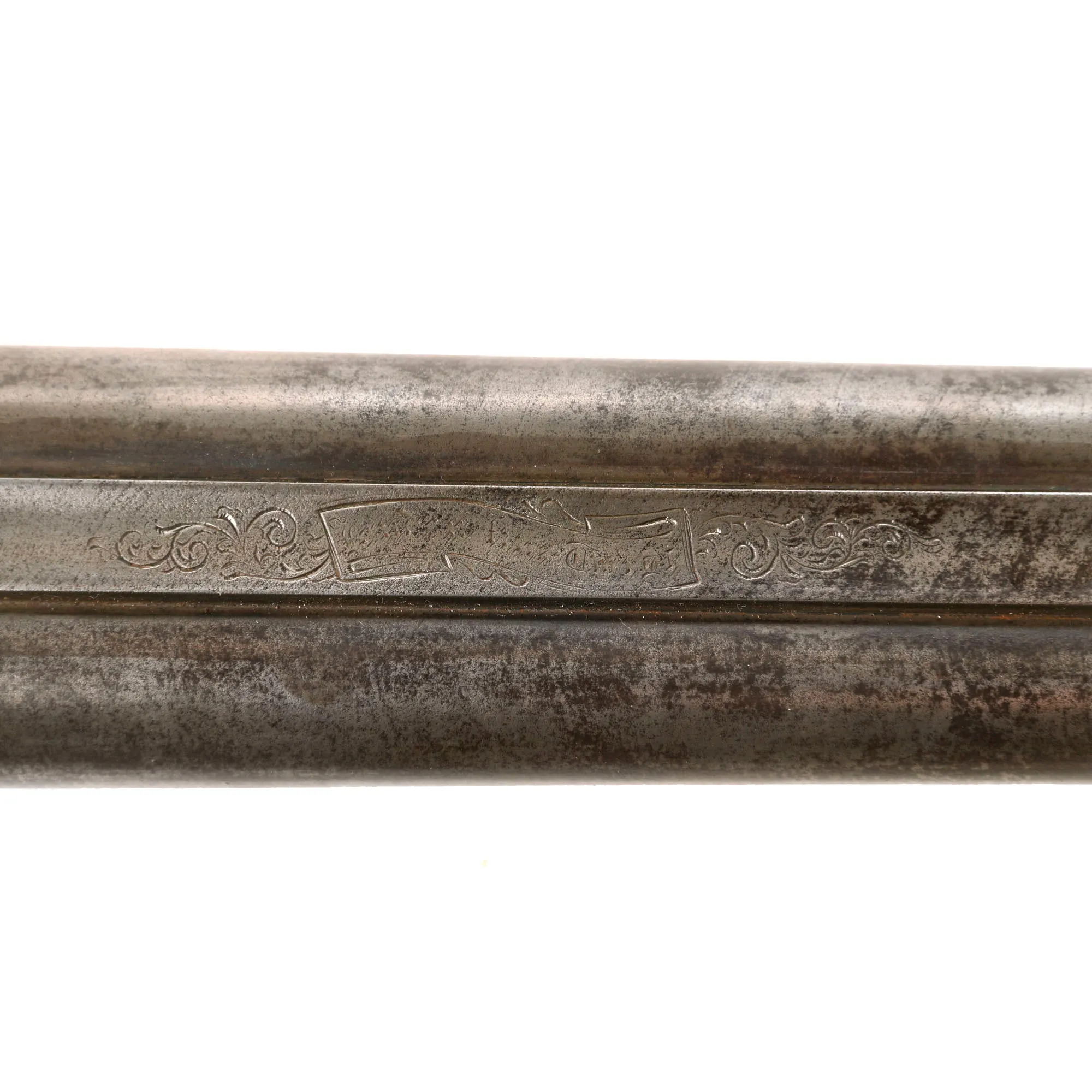 Original British 12 Bore Double Barrel Factory Engraved Percussion Shotgun by Hollis & Sheath - circa 1855