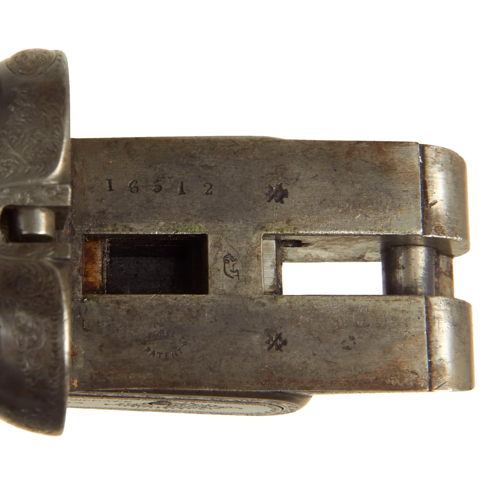 Original British Cased 14 Gauge Double Barrel Hammer Shotgun Made by W.W. Greener in 1876 - Serial 16512