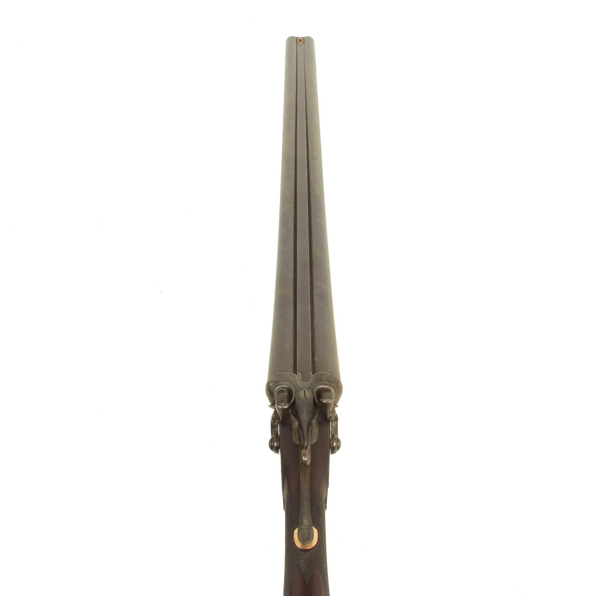 Original British Cased 14 Gauge Double Barrel Hammer Shotgun Made by W.W. Greener in 1876 - Serial 16512