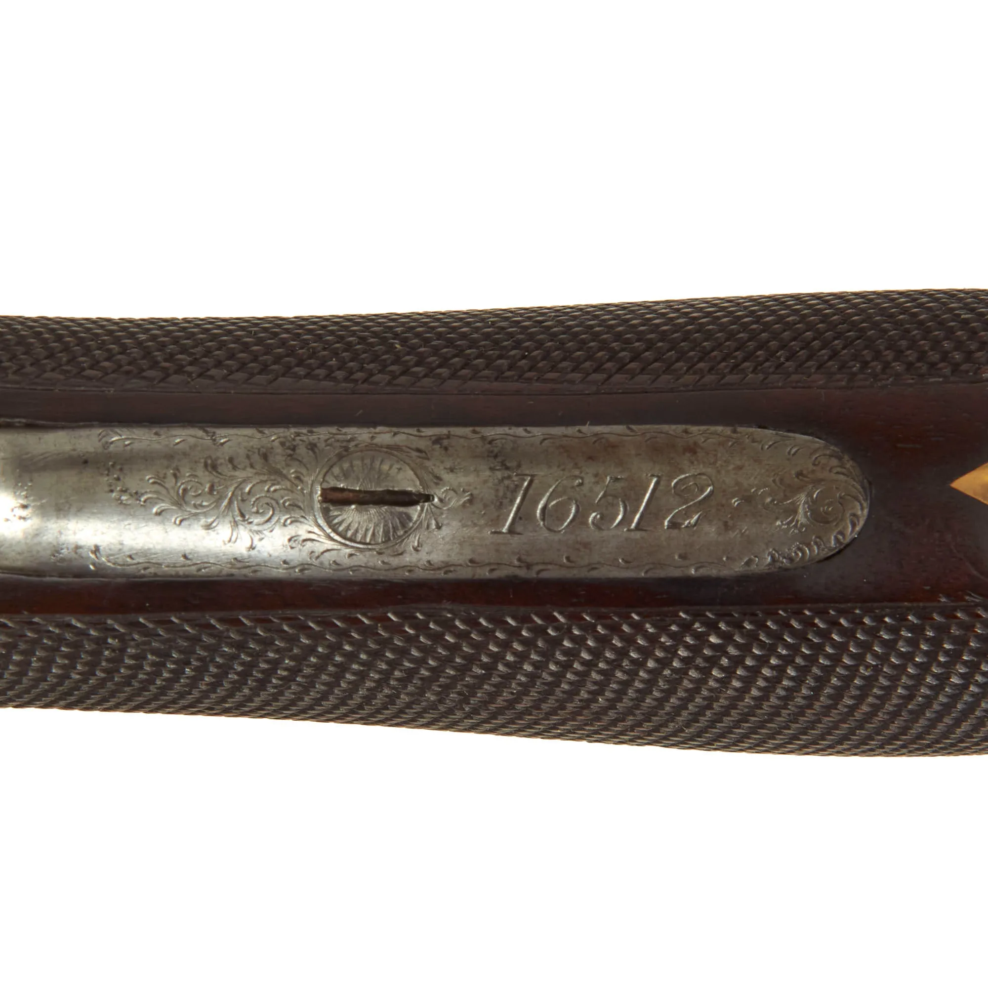 Original British Cased 14 Gauge Double Barrel Hammer Shotgun Made by W.W. Greener in 1876 - Serial 16512