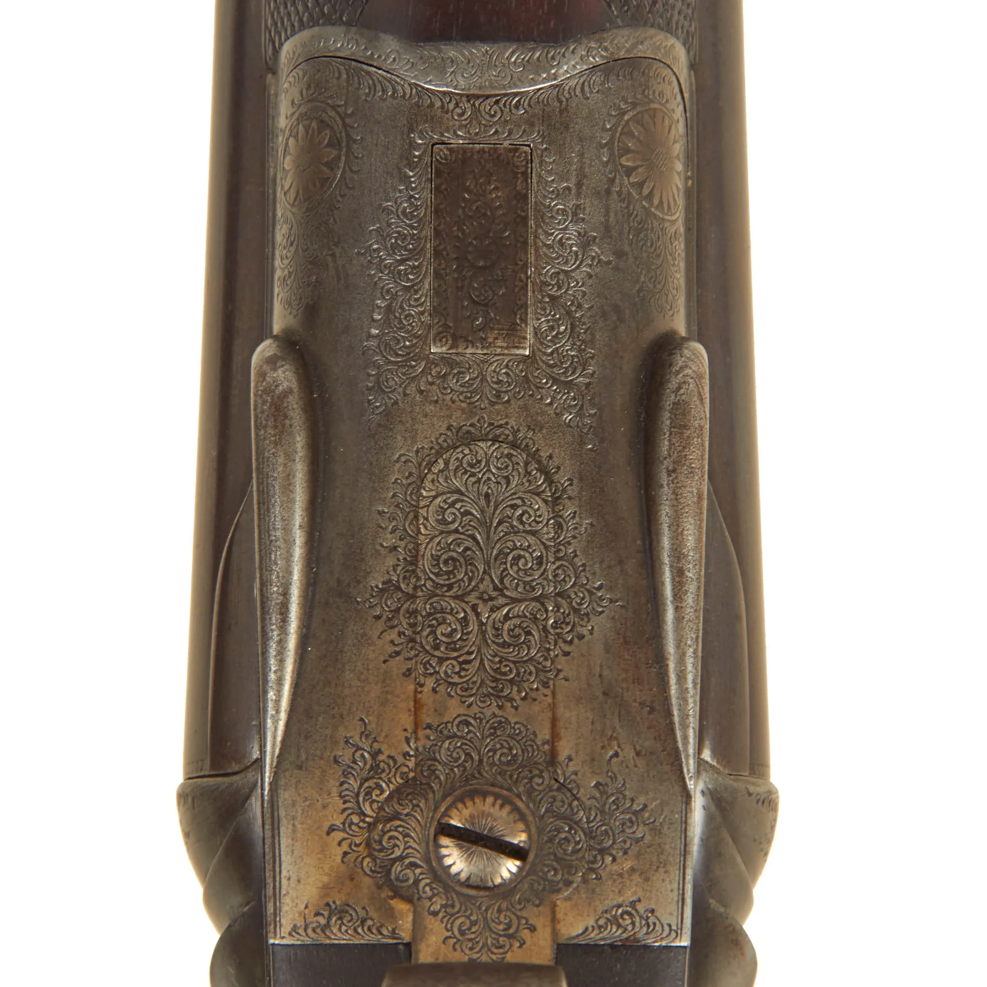 Original British Cased 14 Gauge Double Barrel Hammer Shotgun Made by W.W. Greener in 1876 - Serial 16512