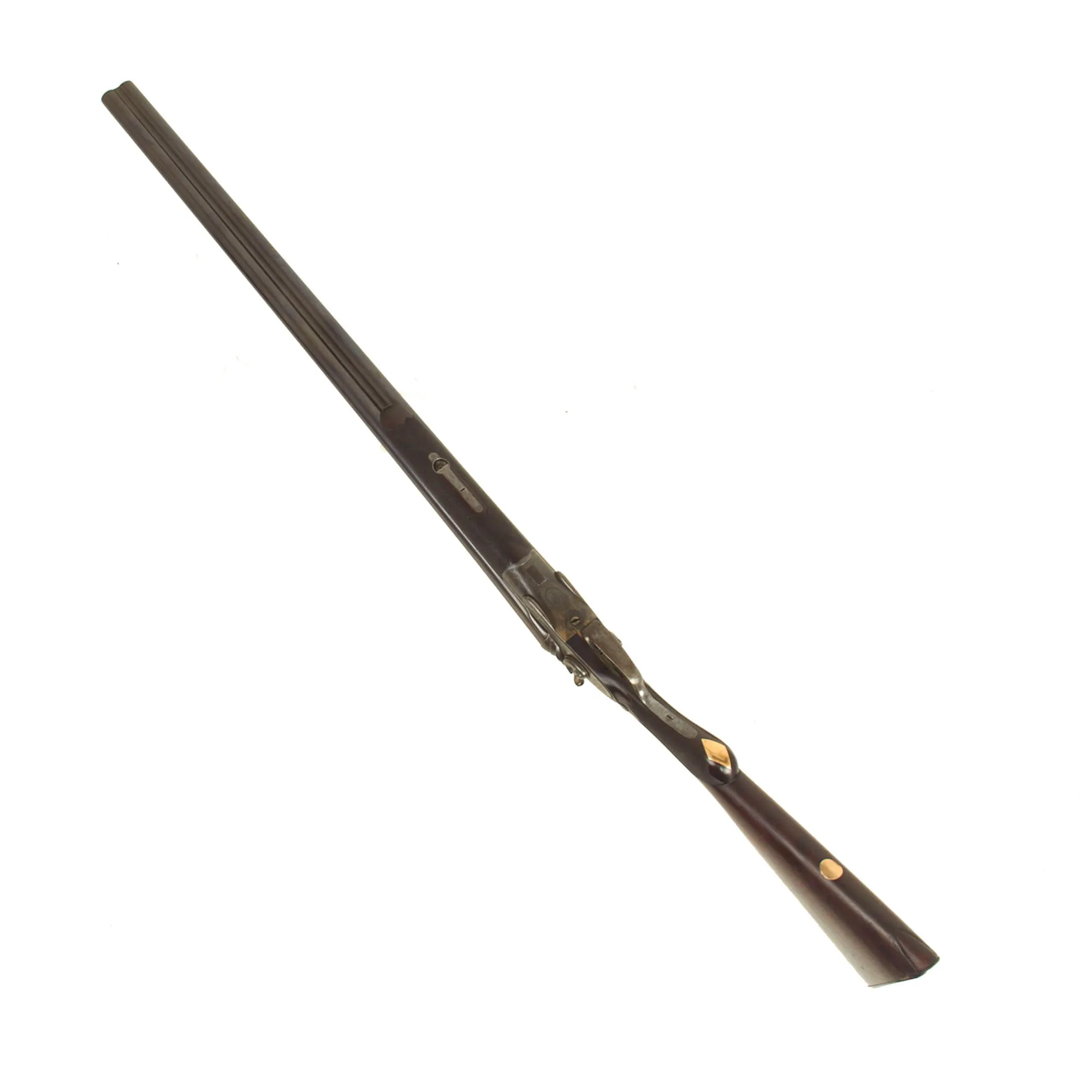 Original British Cased 14 Gauge Double Barrel Hammer Shotgun Made by W.W. Greener in 1876 - Serial 16512