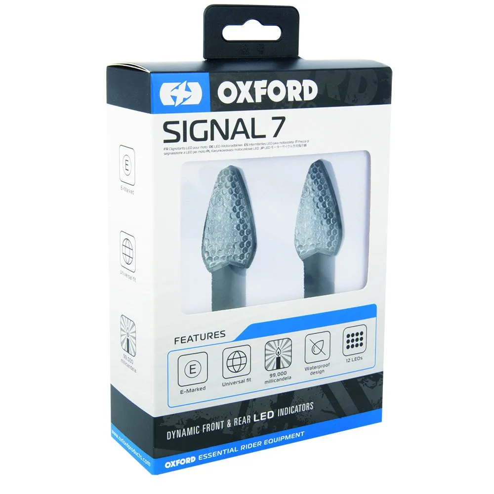 Oxford LED Indicators Signal 7 (incl. 2 resistors) Waterproof Motorcycle lights