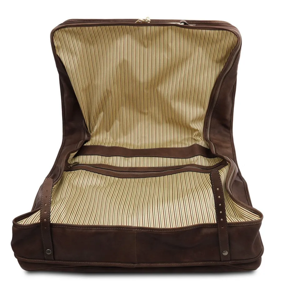 Papeete Leather Garment Bag