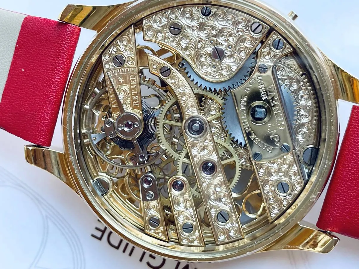 Patek Philippe Pocket Watch Custom Watch Full Skeleton Full Engraving 1896