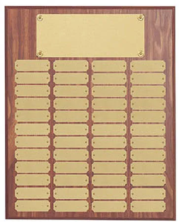 Perpetual 48 Plate Plaque 16 inch x 20 inch   Black or Satin