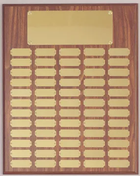 Perpetual 60 Plate Plaque 16 inch x 20 inch   Black or Satin
