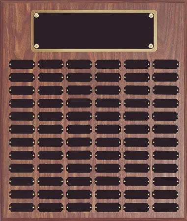 Perpetual 72 Plate Plaque 18 inch x 24 inch   Black or Satin