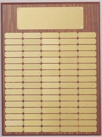 Perpetual 80 Plate Plaque 18 inch x 24 inch   Black or Satin