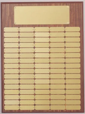 Perpetual 80 Plate Plaque 18 inch x 24 inch   Black or Satin